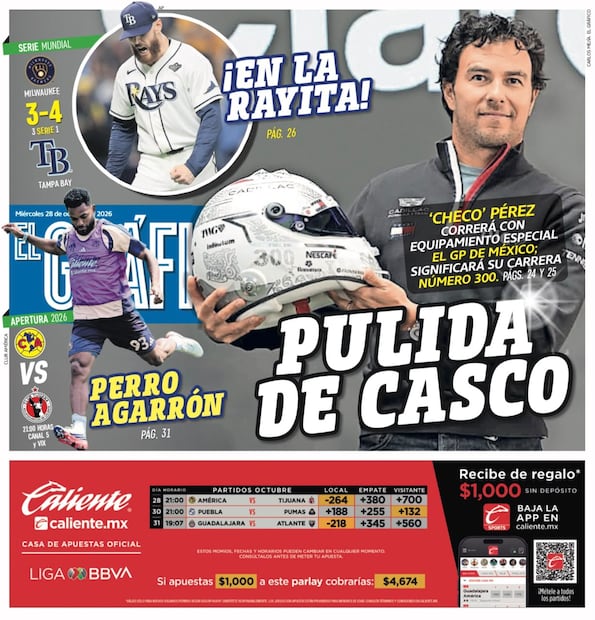 Portada El Gráfico | Miércoles 28 de Octubre de 2026