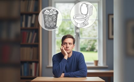 Profeco responde: ¿El papel higiénico va en el bote o la taza?