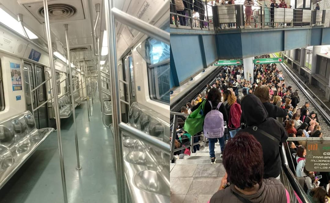 Línea 2 del Metro CDMX. Foto: (Redes Sociales)
