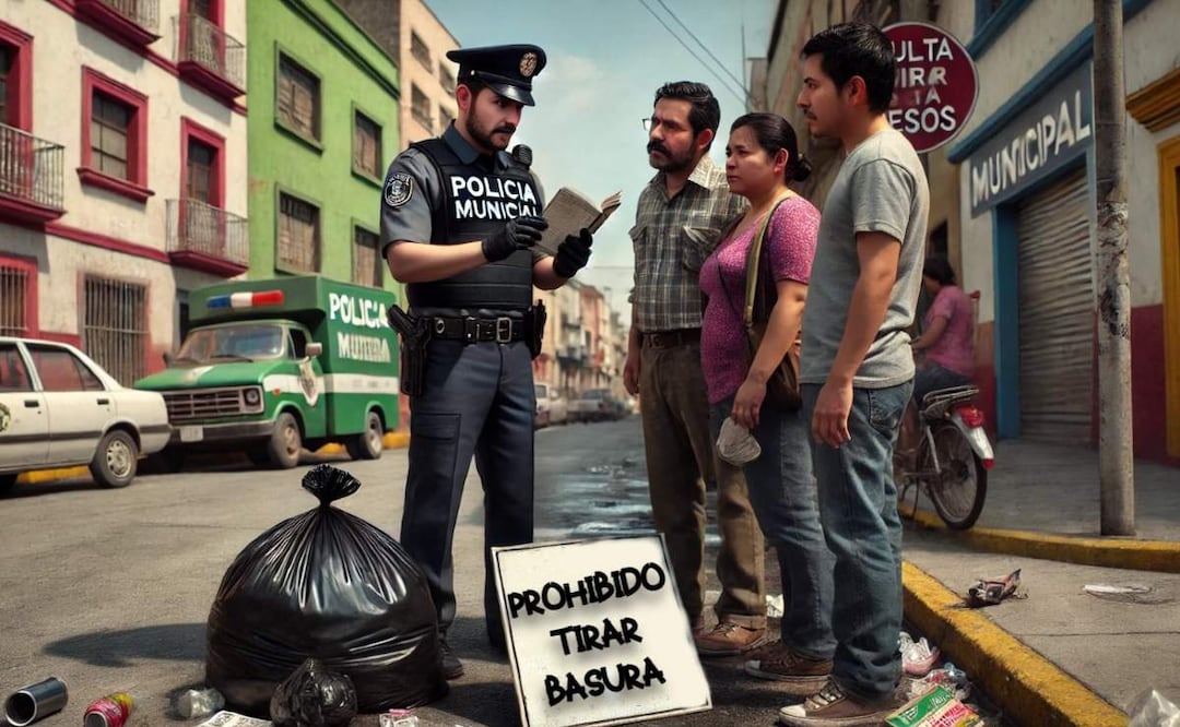 Rectivan multas en Ecatepec. Foto: (IA)