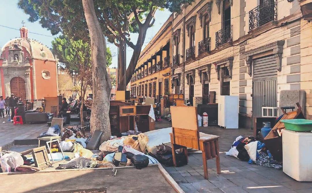 Foto. Juan Carlos Williams 8Denuncian desalojo irregular en el Centro Histórico: enfrentamiento deja tensión en Eje Central )