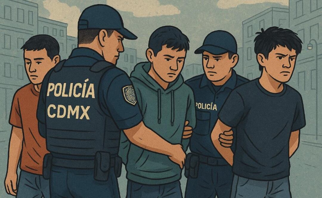 Alerta por aumento de jóvenes involucrados en el narco: más de 2 mil 900 detenidos en 2025. Foto: (IA)