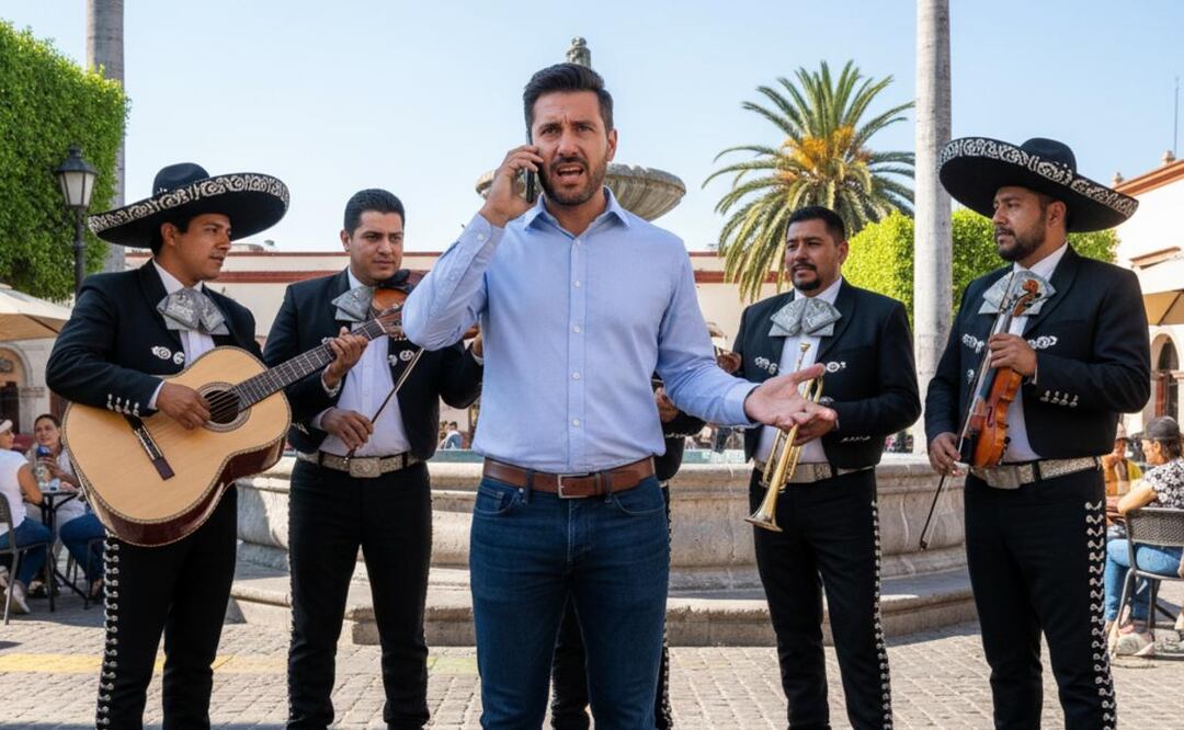 Imagen ilustrativa: IA (Taxista presencia una serenata por ¡CELULAR! ¿Pues que pasó?)