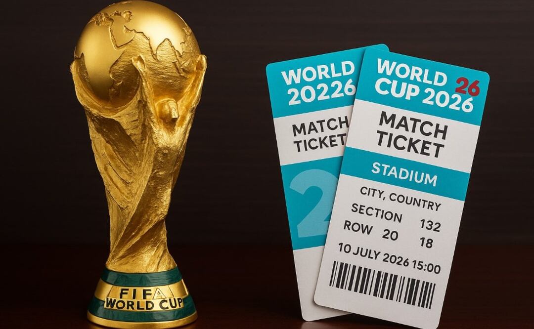 Boletos para el Mundial 2026. Foto: (IA)