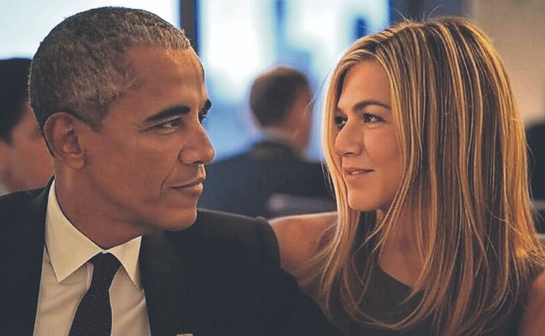 Jennifer Aniston y Barack Obama