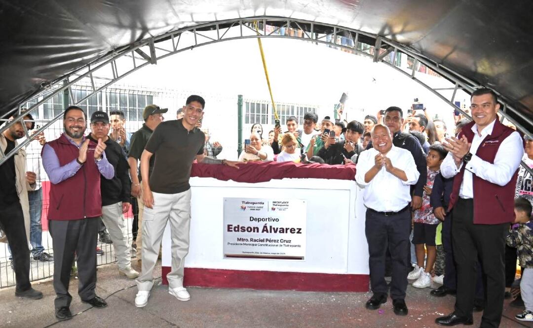 Foto: Maritza Cruz (Edson Álvarez reinaugura deportivo que marcó su infancia en Tlalnepantla ¿qué opinó la gente?)