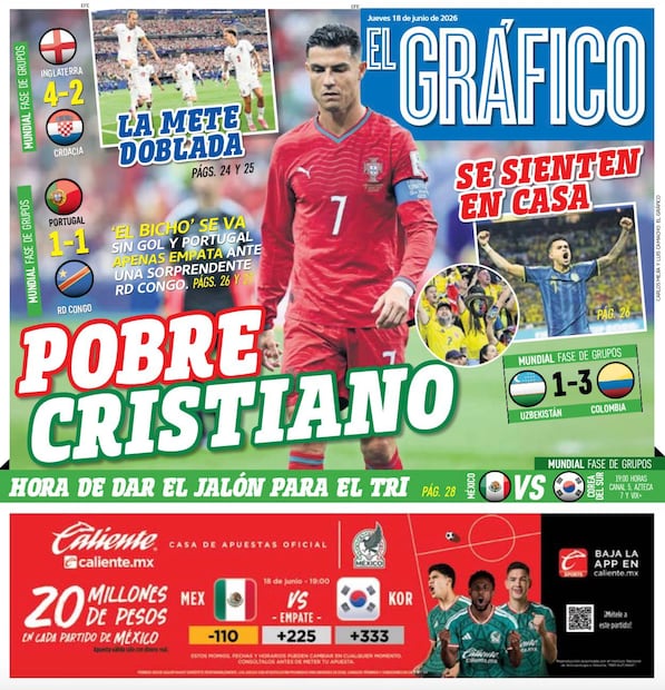 Portada El Gráfico | Jueves 18 de Junio de 2026