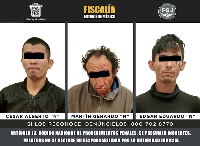 Foto: Especiales (Hombres detenidos por secuestrar a una mujer en Temascalapa)