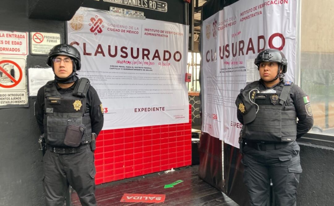 Les cayó la ley a bares de Plaza Juárez y los clausuran, en el Centro de la CDMX
