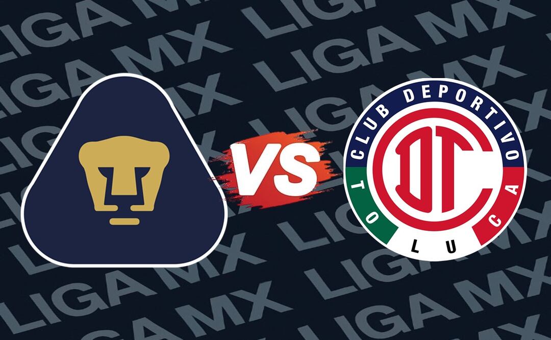 Pumas vs Toluca: Dónde y a qué hora ver EN VIVO el juego de la jornada 9