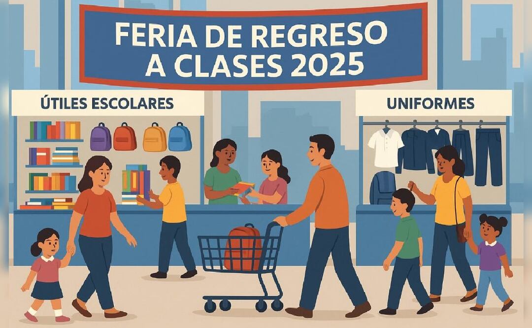 Feria de Regreso a Clases 2025 Profeco. Foto: (IA)