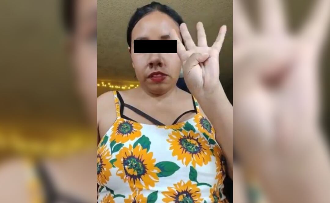 ¿Qué significa la seña que hizo la mujer cuando fue agredida en su live de Facebook?