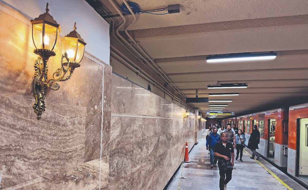“Parecen candelabros”: Nuevas luminarias en la Línea 2 del Metro CDMX causan polémica. Foto: (Hugo Alvarado. El Gráfico)