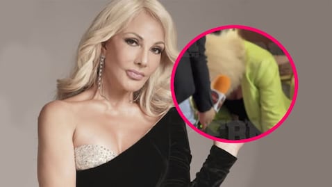 Olivia Collins sufre APARATOSA CAÍDA en plena conferencia de prensa