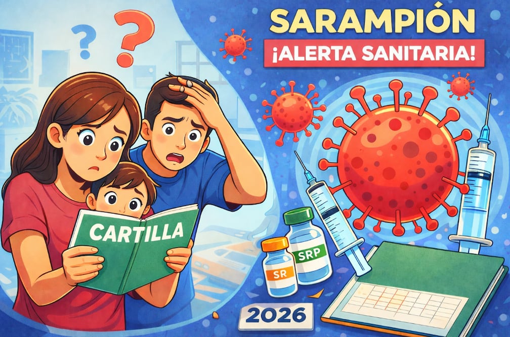 ¿Perdiste tu Cartilla de Vacunación? Guía paso a paso para recuperarla ante el brote de sarampión (Foto: Creada con IA)