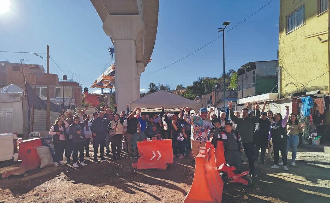 Tren Interurbano México-Toluca: Colonos detienen obra por falta de acuerdo con autoridades