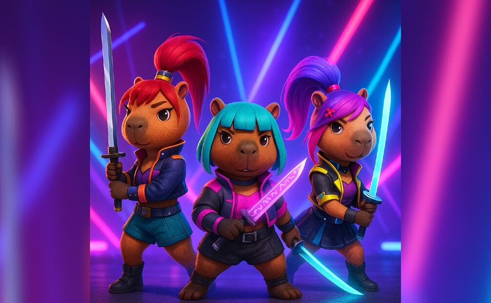 Así se verían las KPop Demon Hunters como Capibaras
Imagen Ilustrativa: IA