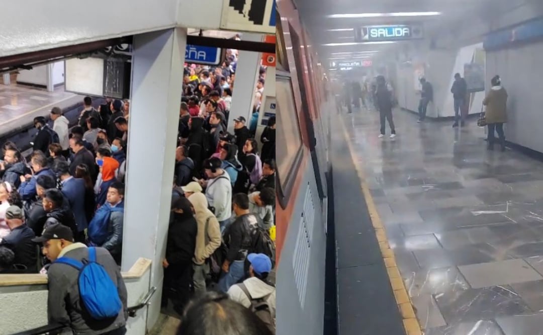 Línea 2 del Metro CDMX. Foto: (Redes Sociales)
