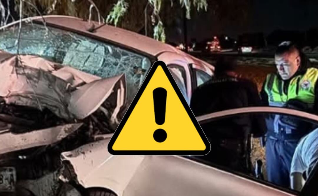 Accidente en la México-Pachuca (Foto: Especial)