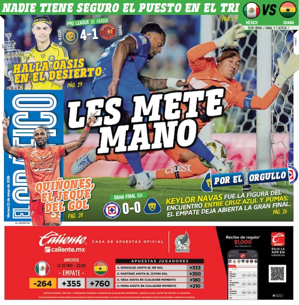 Portada El Gráfico | Viernes 22 de Mayo de 2026