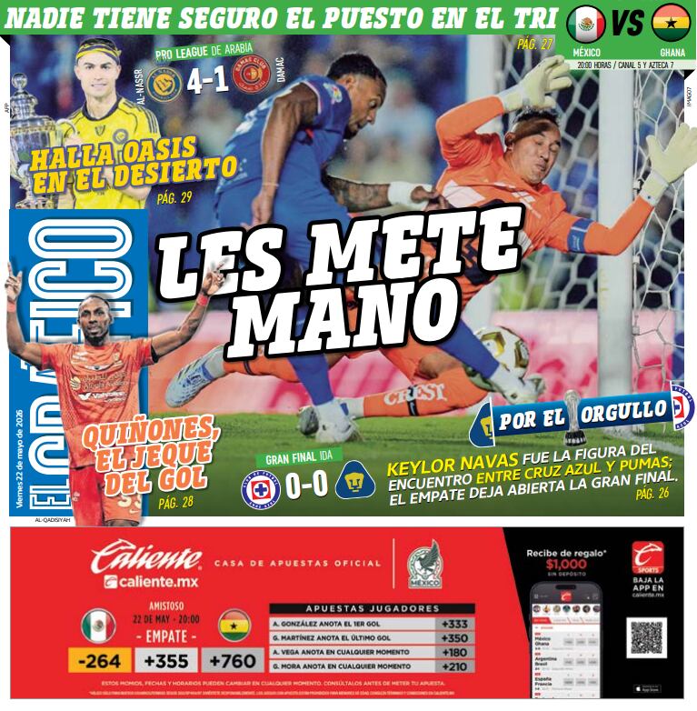 Portada El Gráfico | Viernes 22 de Mayo de 2026