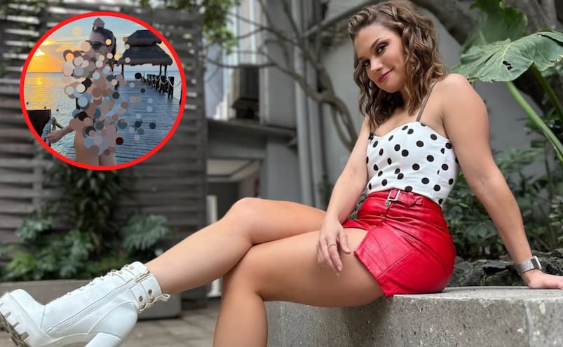 Tabata Jalil presume cuerpazo en bikini junto al mar, en sus vacaciones de Venga La Alegría