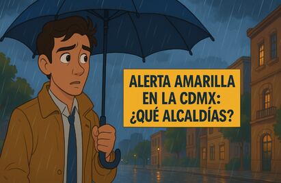 ¿A qué hora empiezan las lluvias fuertes hoy en la CDMX?