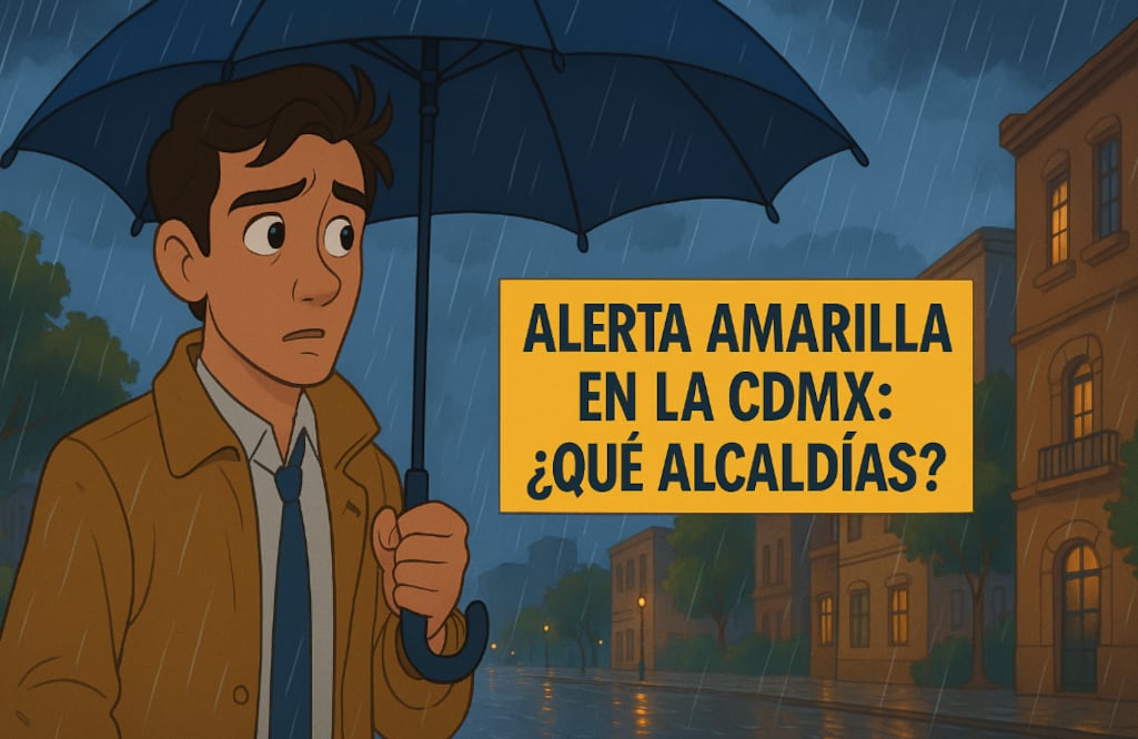 Alerta amarilla en CDMX (Foto: Creada con IA)