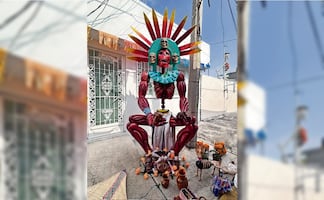 Instalan altar a Mictlantecuhtli, buscan difundir las ofrendas de nuestros ancestros