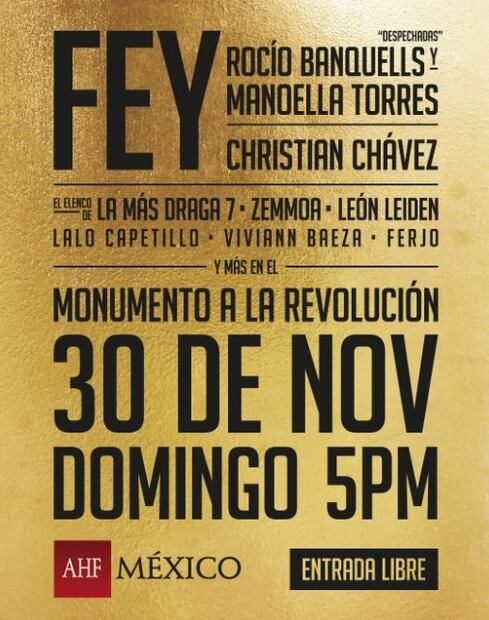 Concierto GRATIS en el Monumento a la Revolución HOY: artistas, horarios y todo lo que debes saber. Foto: (Especial)