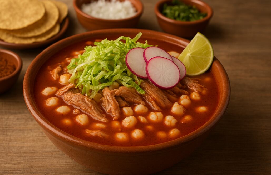 ¿Qué tan saludable es comer pozole? (Foto: Creada con IA)