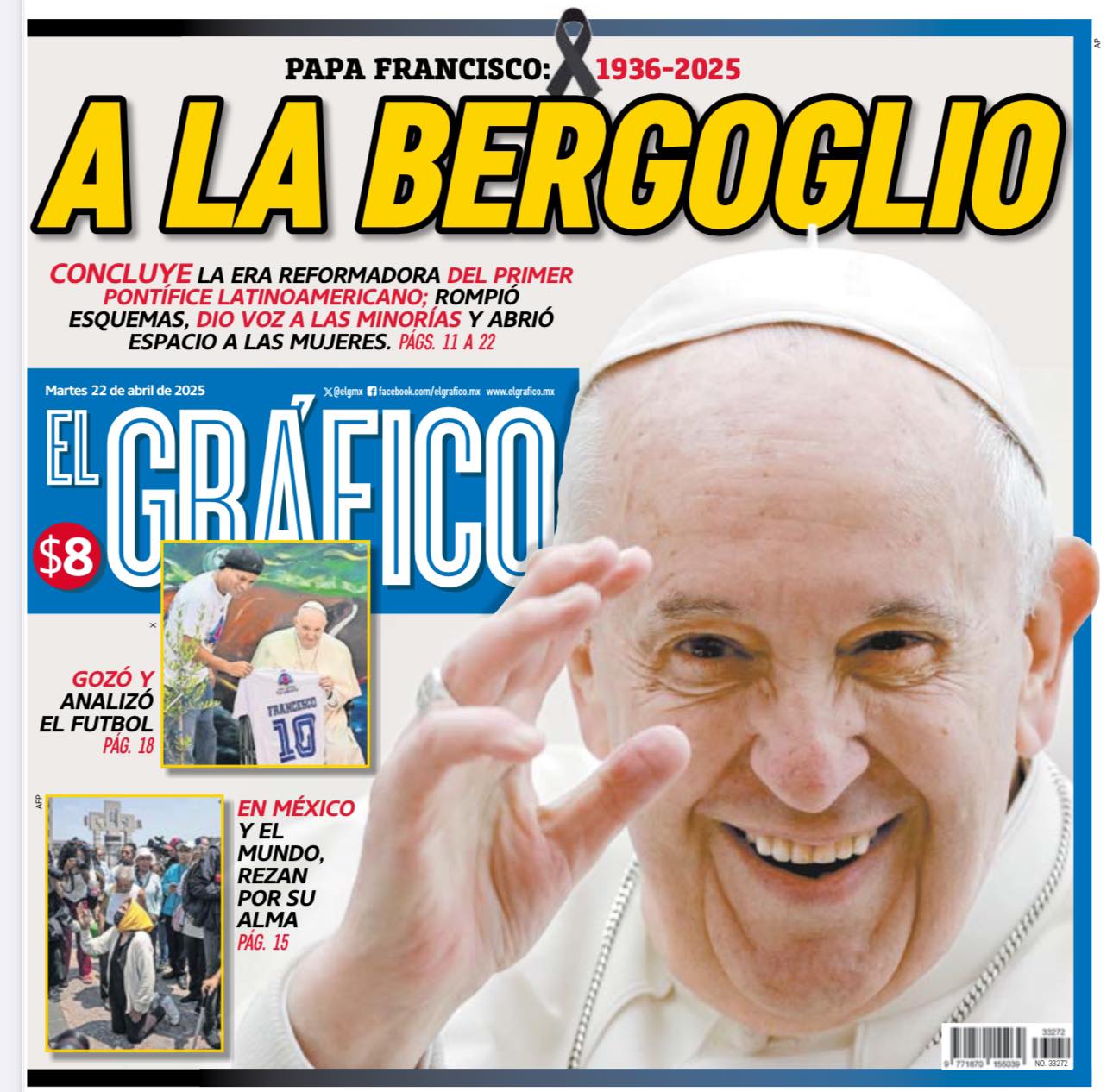 Portada El Gráfico | Martes 22 de abril 2025