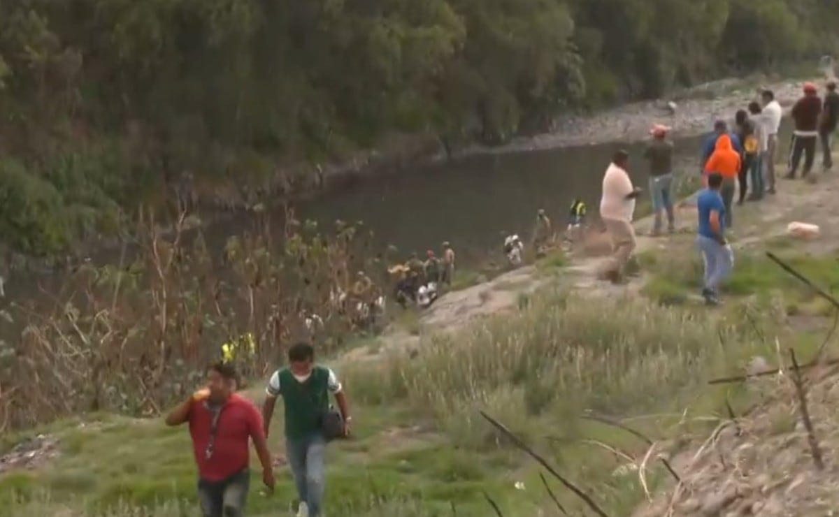 Colectivo buscaba a una niña y encontraron a una mujer embarazada en el canal de Nextlalpan 