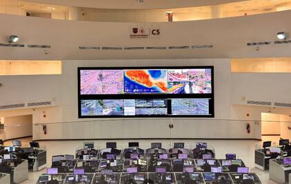 Así opera el C5 en la Central de Abasto para combatir la extorsión en tiempo récord