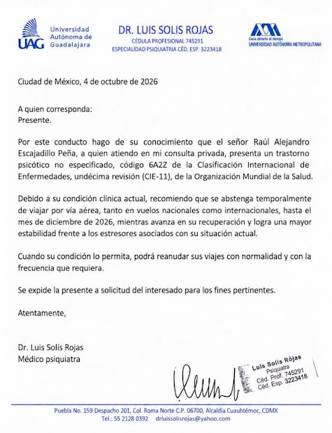 Ficha medica de Aleks Syntek (Vía: Instagram)