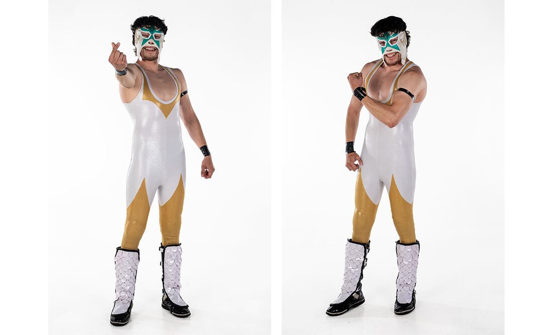 Luchador Retro Taka. Foto: Rosalío Huízar