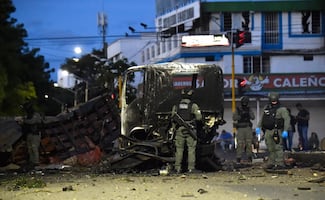 ¡Que susto! Se registra un atentado en recinto policial al nororiente de Colombia, hay 11 heridos