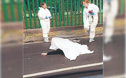 Cafre le exprime la vida a una motociclista en Iztapalapa