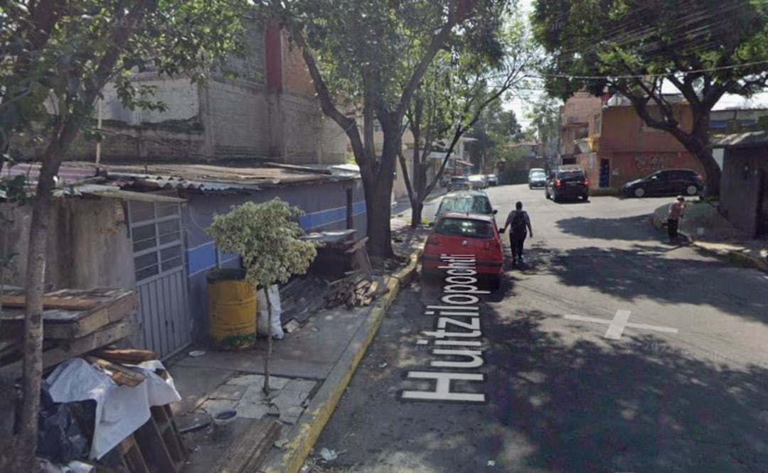 Foto: Google Maps (A Guillermo le clavan una bala en el rostro frente a su papá, en Coyoacán )