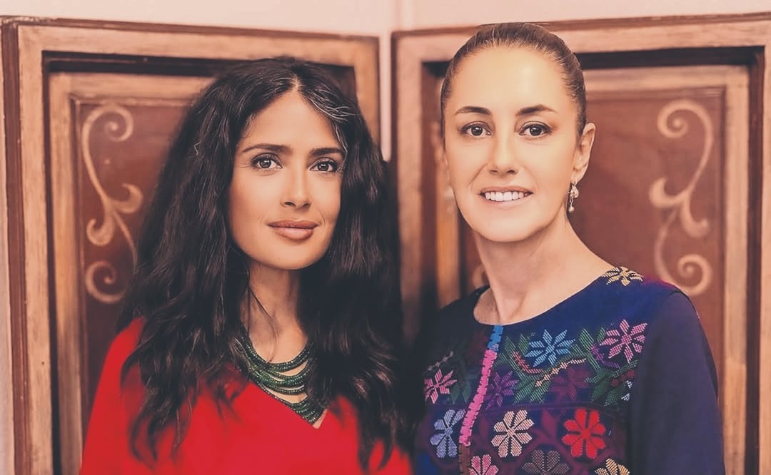 Foto: Instagram (Claudia Sheinbaum y Salma Hayek sostuvieron reunión en beneficio del cine mexicano)