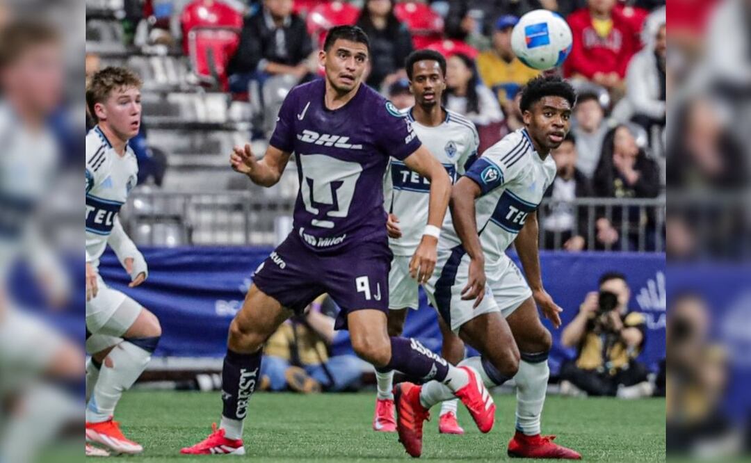 Pumas vs Whitecaps donde y a qué hora ver transmisión en vivo. Foto: (PumasMX)