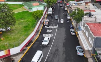 Continúa el rescate y pavimentación de avenidas en Ecatepec, cuentan con iluminación y mantenimiento