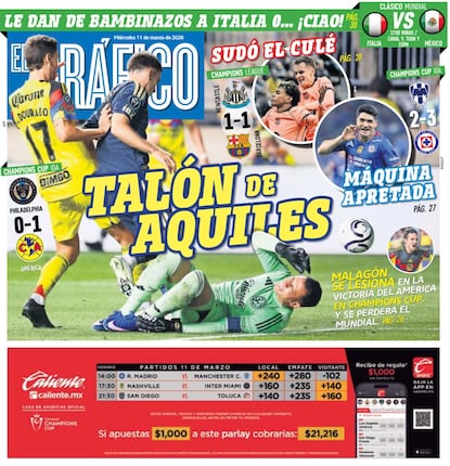 Portada El Gráfico | Miércoles 11 de marzo de 2026