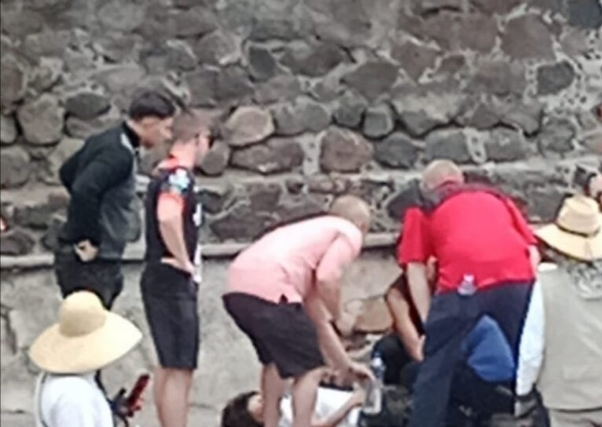 "El servicio no se detiene": La historia de la pareja que atendió a heridos en la Pirámide de la Luna