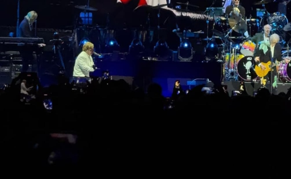 Elton John en el Estadio Banorte. Foto: Cortesía Arisa Oo