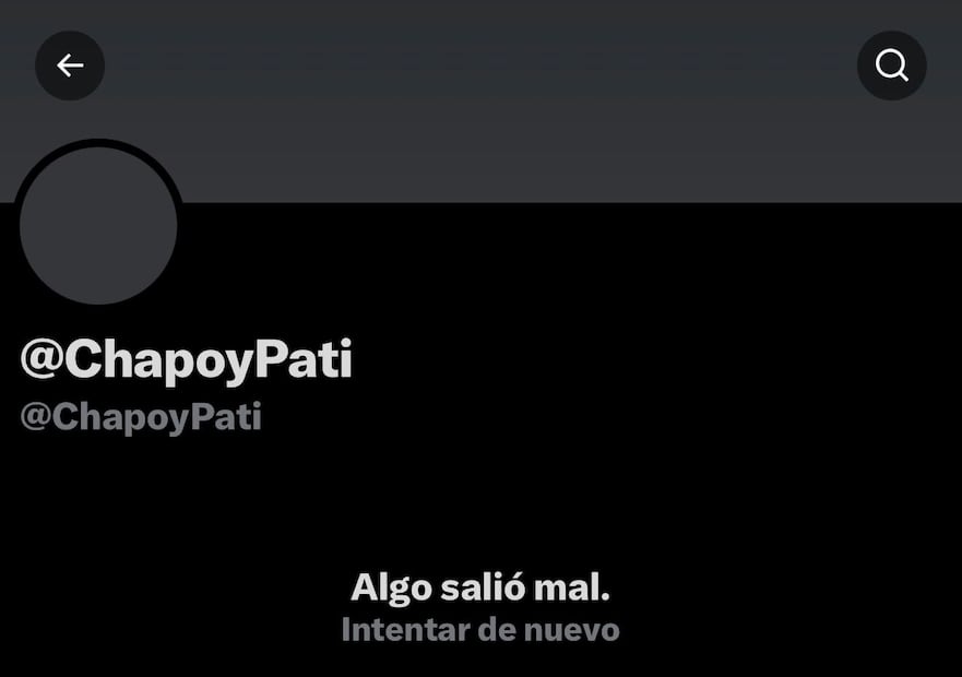 Captura de la cuenta suspendida (Vía: Instagram)