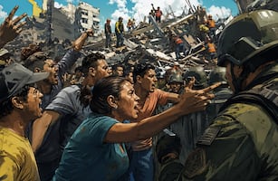 "¡Agarren picos y no fusiles!": El desesperado reclamo de venezolanos a policías y militares 