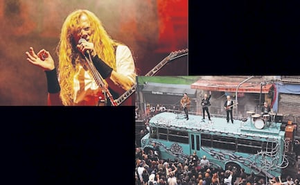 Megadeth hace vibrar la Arena CDMX mientras U2 visita a Claudia Sheinbaum y Clara Brugada