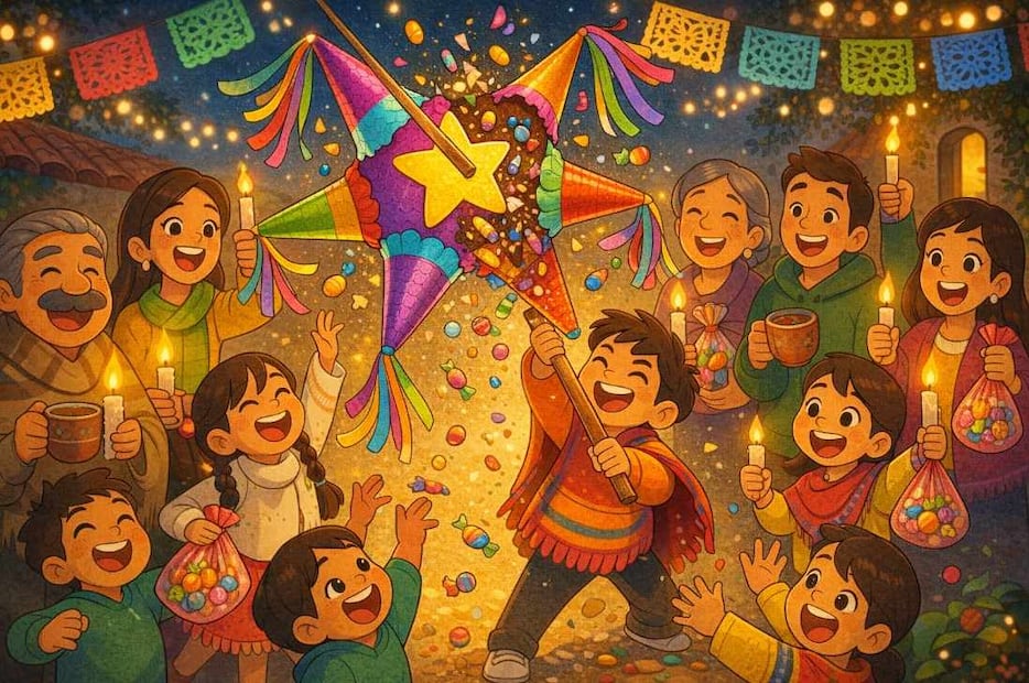 ¿Cuándo empiezan las posadas navideñas en México? Fechas y significado. Foto: (IA)