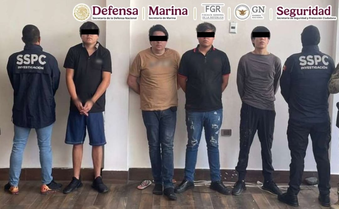 Capturan a 4 presuntos integrantes del "Cártel del Pacífico" en Culiacán